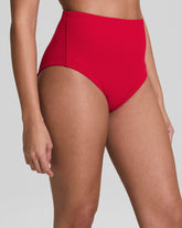 SPANXshapeâ„¢ Swim Pique Ultra Hi-Rise Cheeky Bottom | Spanx Red